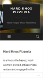 Mobile Screenshot of hardknoxpizza.com
