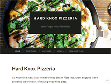 Tablet Screenshot of hardknoxpizza.com